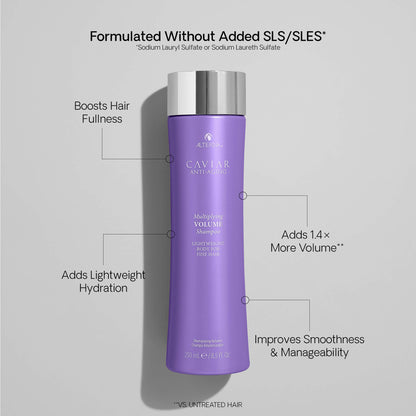 Alterna Caviar Anti-Aging Multiplying Volume Shampoo, 8.5 oz
