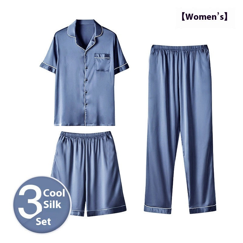Ice Silk Home Wear Suit Men&