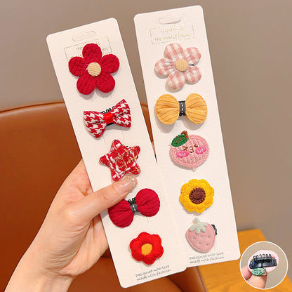 Portable Home Cartoon Creative Mini Dog Hairpin