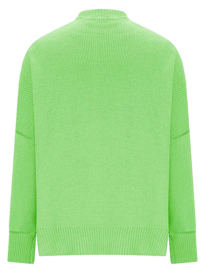 Round Neck Long Sleeve Sweater