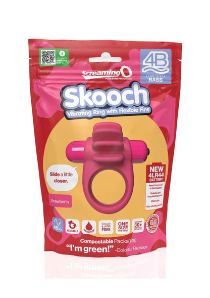 Screaming O 4b Skooch Vibrating Ring Grape Silicone Ring