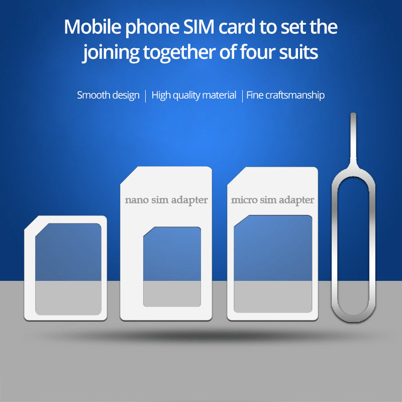 SIM Restore 4-in-1 Mobile Phone Card Picking Pin Set