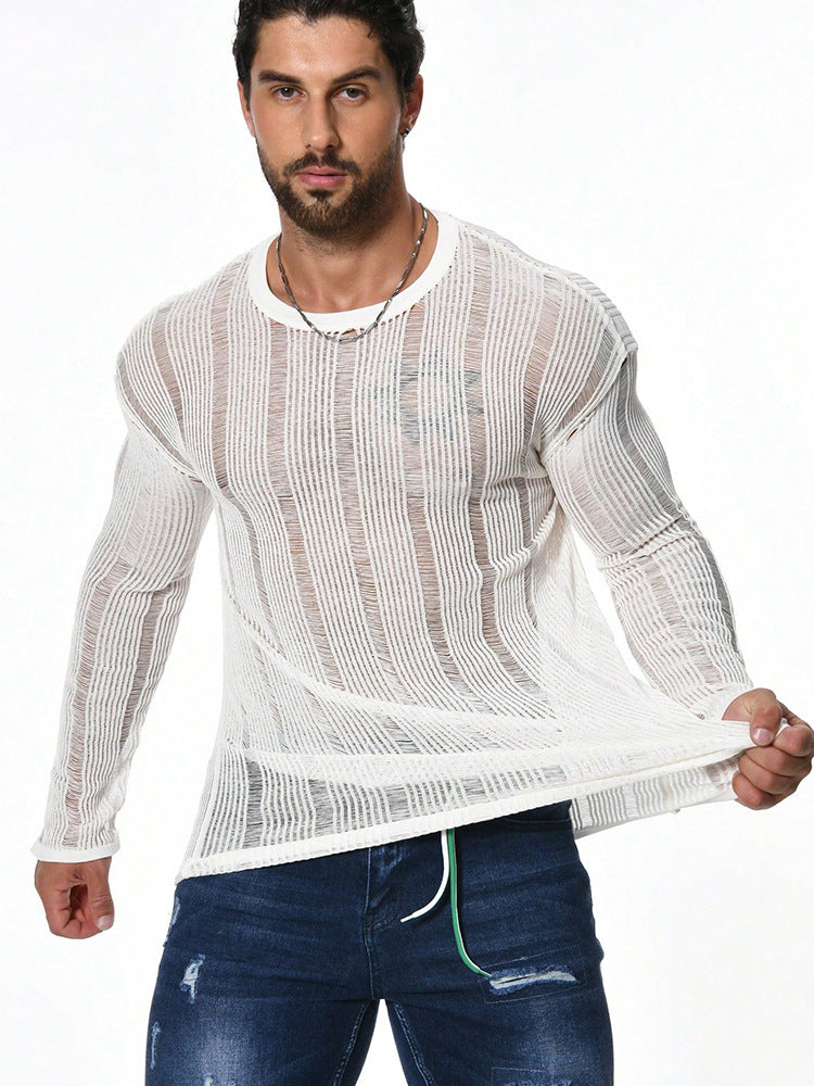 Long Sleeve Loose All-matching Sweater Men&