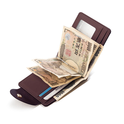 PU Leather Wallet Short Fashion Men&