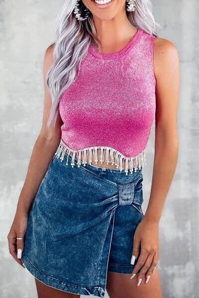 Zip Back Denim Skort for Women with Stretch Fabric