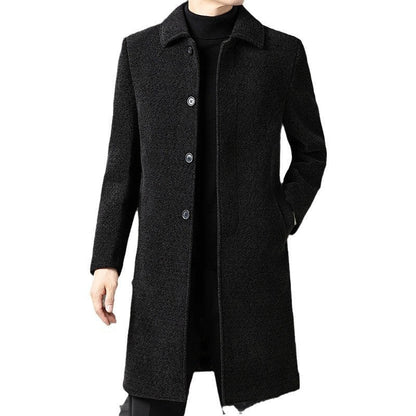 Temperament Lapel With Velvet Men&