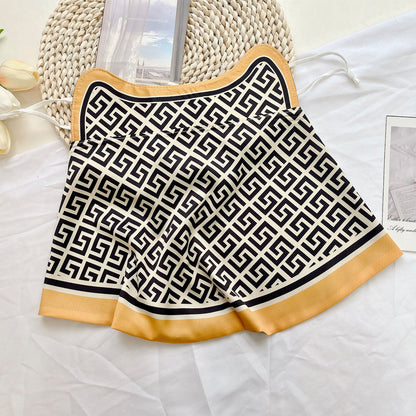 Female Printed Breathable Eye Corner Protection Summer Sunscreen Mask