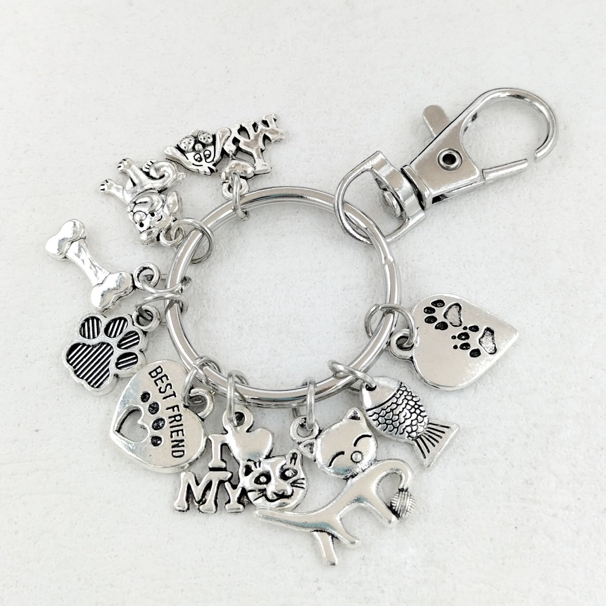 Dog Bones Cat Fish Footprints Dog&