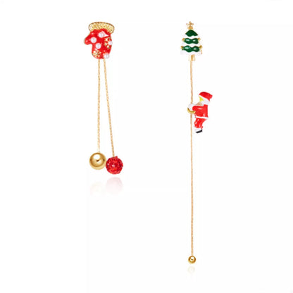 Christmas Santa Drop Earrings