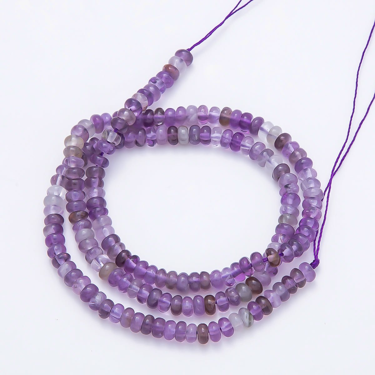 4mm Mini Rondelle Natural Gemstone Bead Strand Finding | WA-00043
