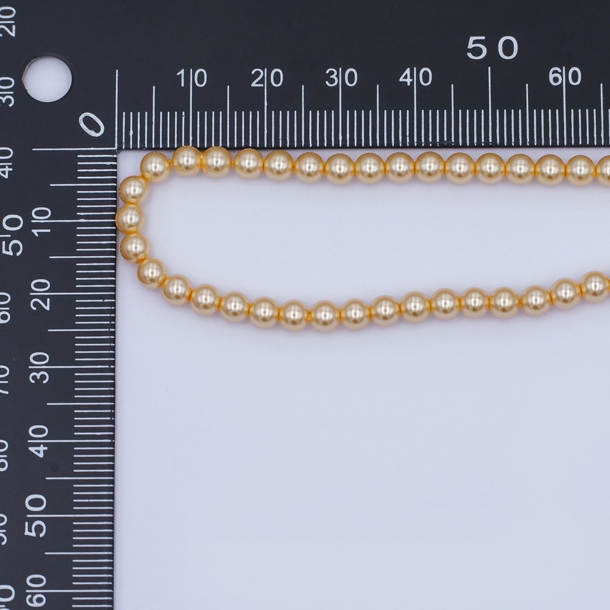 4mm Round White, Purple, Pink Shell Pearl Strand | WA-2987 ~ WA-3011
