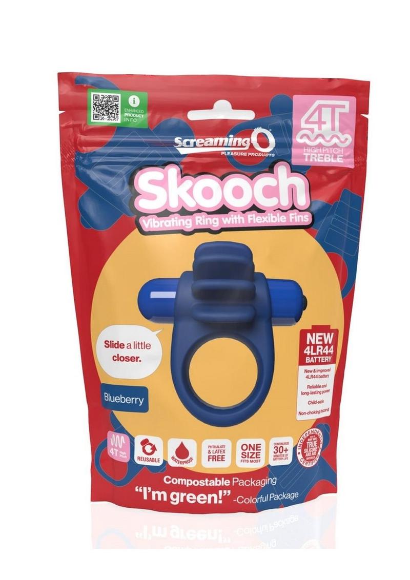 Screaming O 4t Skooch Vibrating Ring with Flexible Fins