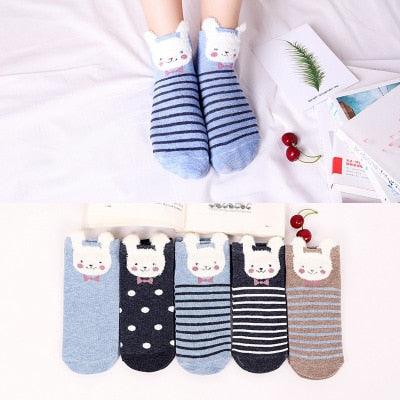 5 Pairs/Set Women&