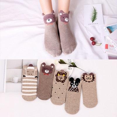 5 Pairs/Set Women&
