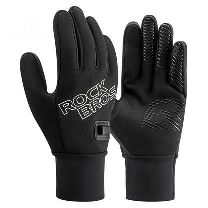 Charging Heating Warming Touchscreen-compatible Cycling Gloves