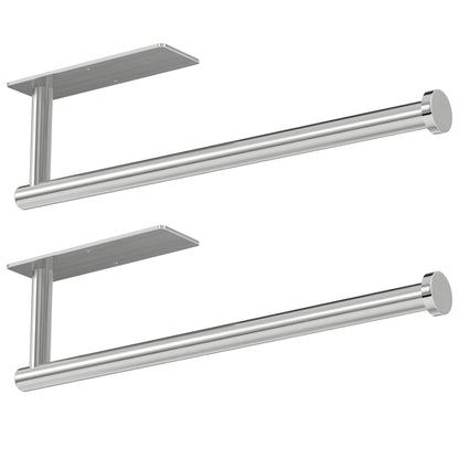 Paper Towel Holder - Self-Adhesive or Drilling, Wall Mounted Paper Towel Rack for Kitchen