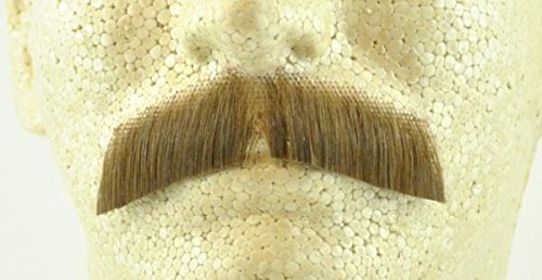 Light Brown Human Hair Gentleman Moustache 2011