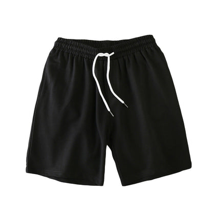 Mens Solid-Color Sports And Leisure Shorts