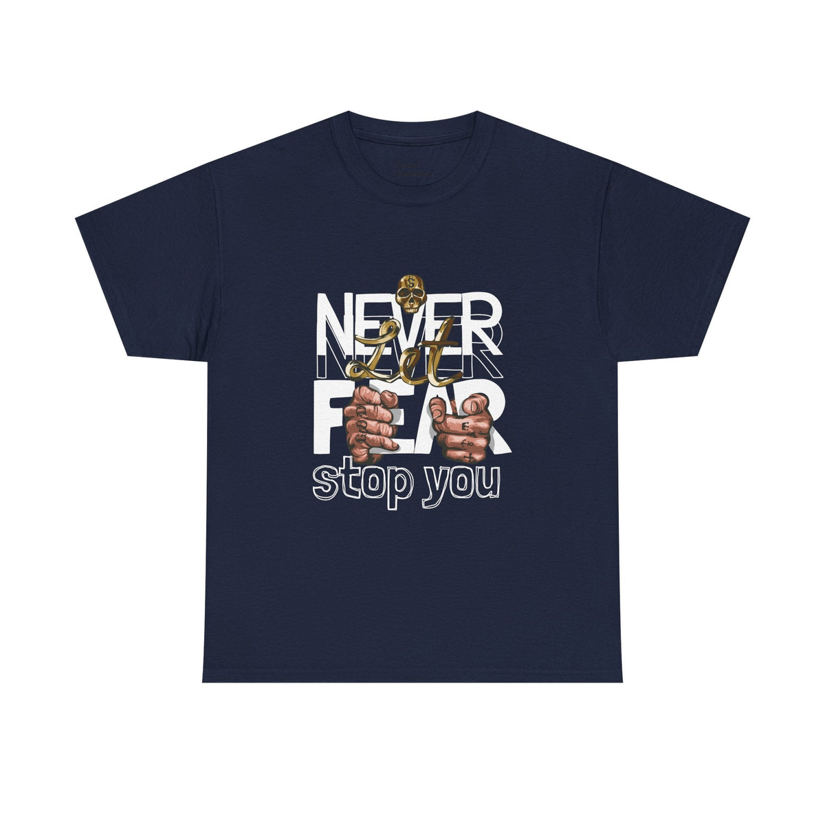 Never Give Up Heavy Cotton Tee