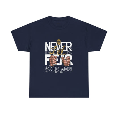 Never Give Up Heavy Cotton Tee