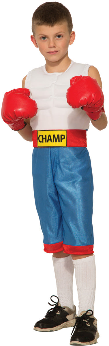 Boxer Boy Champ Child Costume Size Medium 8-10