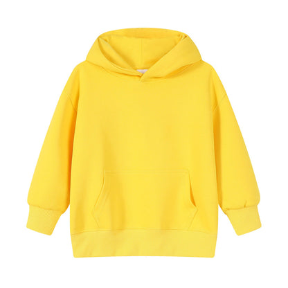 Hooded Pocket Pullover Sweatshirt Parent-Child Style