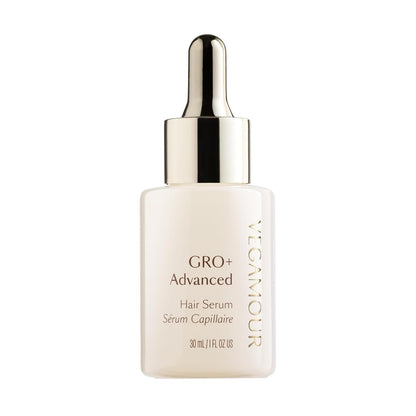 VEGAMOUR GRO+ Advanced Hair Serum | Improves Hair Density, Reduces Shedding and Promotes a Balanced Scalp | For Severe Signs of Thinning | Formulated Without Fragrance, Vegan, Cruelty-Free