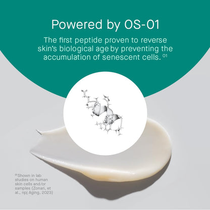 OneSkin BODY OS-01 Peptide Topical Supplement &amp; Skin Longevity Age Reversal Moisturizer | Safe for Sensitive Skin, Fragrance-Free, 250 mL / 8.45 oz