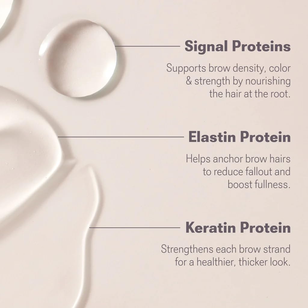 NULASTIN Shape Altering Eyebrow Serum - Brow Serum to Shape &amp; Define - Improves the Appearance of Sparse Eyebrows for a Fuller Look - Enriched with Hair-Strengthening Ingredients (0.1 Fl Oz)