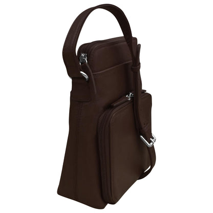 ili New York Genuine Leather Crossbody Bags for Women - Premium RFID Blocking Shoulder Bag Organizer with Adjustable Strap