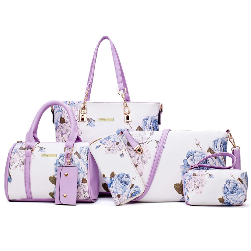 2E-youth Designer Purses and Handbags for Women Satchel Shoulder Bag Tote Top Handle Bag