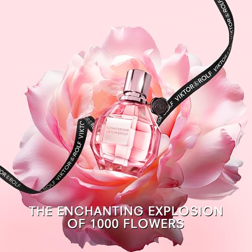 Viktor&amp;Rolf Flowerbomb Eau de Parfum - Warm Floral Perfume for Women 1.7 oz
