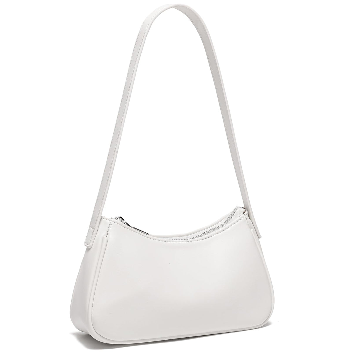 Small Shoulder Bag for Women Cute Mini Purse Trendy Vegan Leather Y2k Crescent Handbag