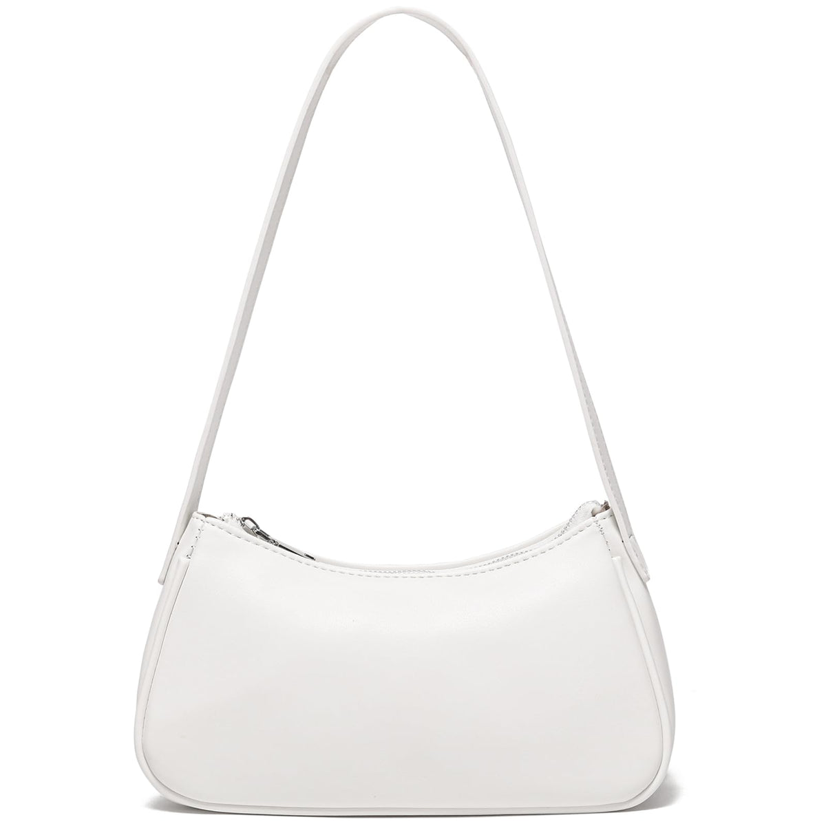 Small Shoulder Bag for Women Cute Mini Purse Trendy Vegan Leather Y2k Crescent Handbag
