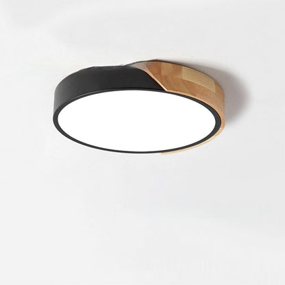 Led Ceiling Light Macaron Round Bedroom Light