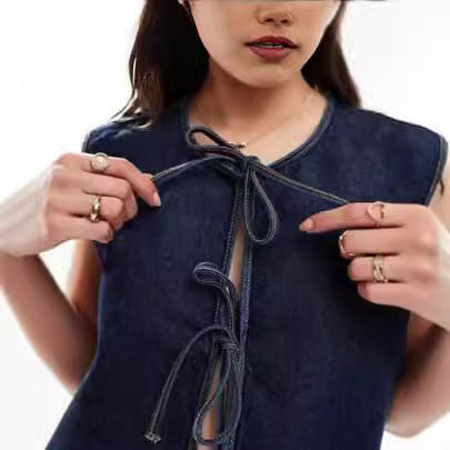 Fashion Rope Sleeveless Women&