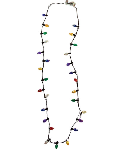 Christmas Light Bulb Necklace Light Up