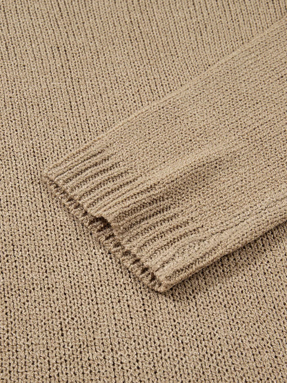 Oversize Drop Shoulder Slouchy Sweater Dress