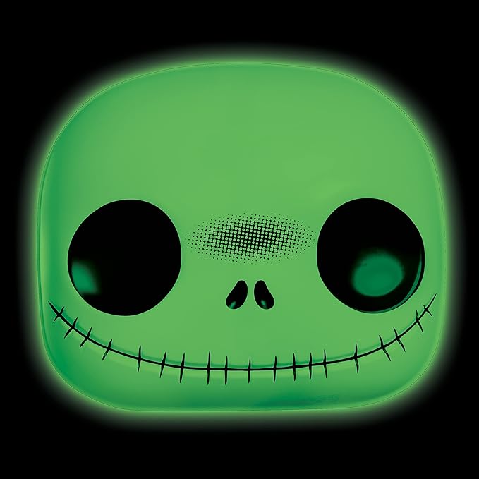 Jack Skellington Glow In The Dark Vacuform Funko Plastic Adult Mask