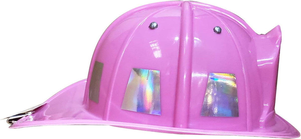 Pink Firefighter Helmet with Adjustable Headband  Child