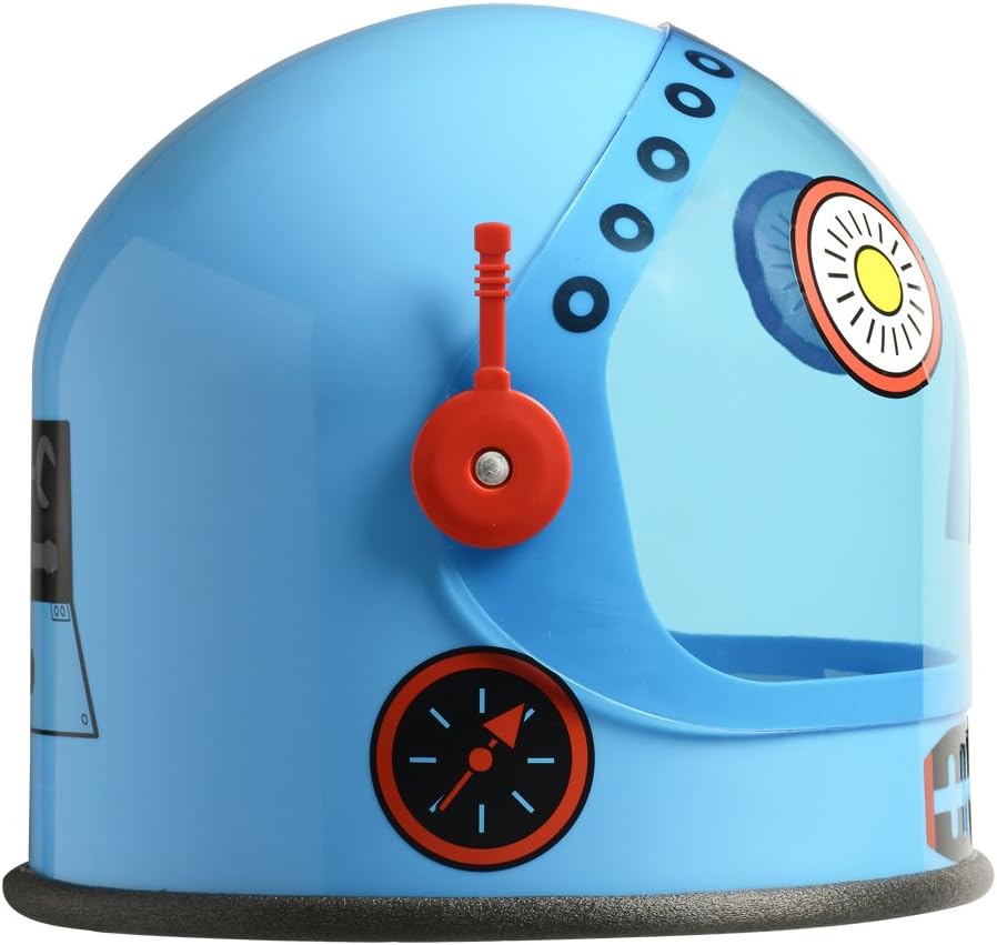 Space Robot Blue Alien Helmet Child Hat