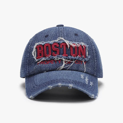 Letter Adjustable Cotton Baseball Cap