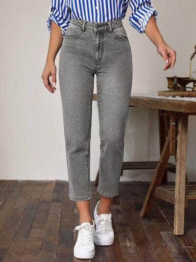 High Waist Jeans with Pockets for Women Stylish Fit