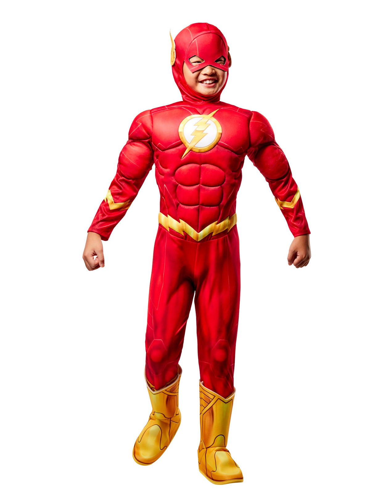 The Flash Deluxe Boys Child Costume Size Medium 8-10