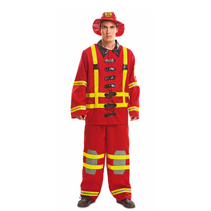 Firefighter Fireman Adult Costume Medium/Large