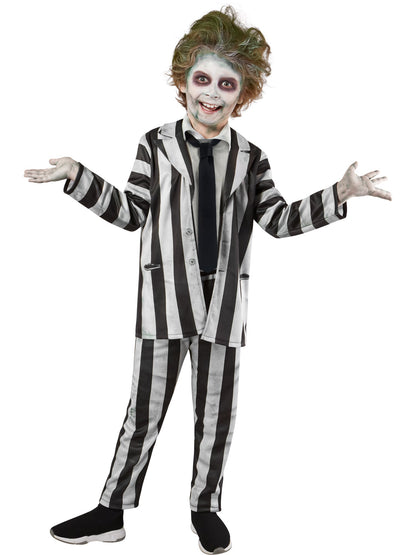 Beetlejuice Suit Kids Costume Size Small 4-6