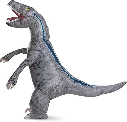 Jurassic World Blue Dinosaur Inflatable Adult Costume Size Standard
