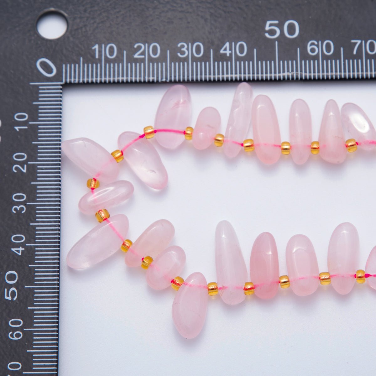 5.5mm Geometric Pebble Natural Gemstone Bead Strand Finding | WA-1971