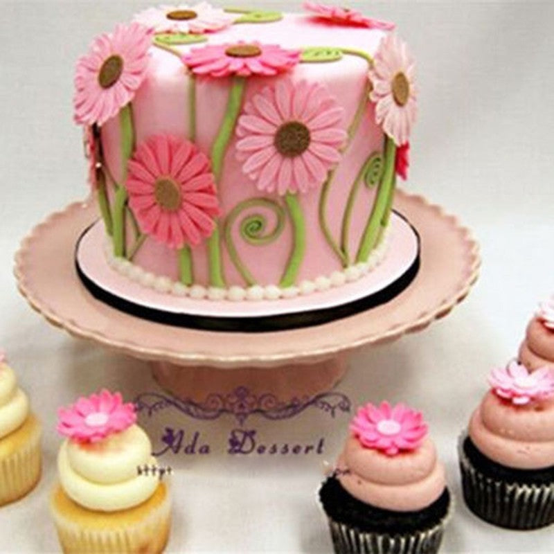 DIY 3D Flower Fondant Cake Silicone Mold