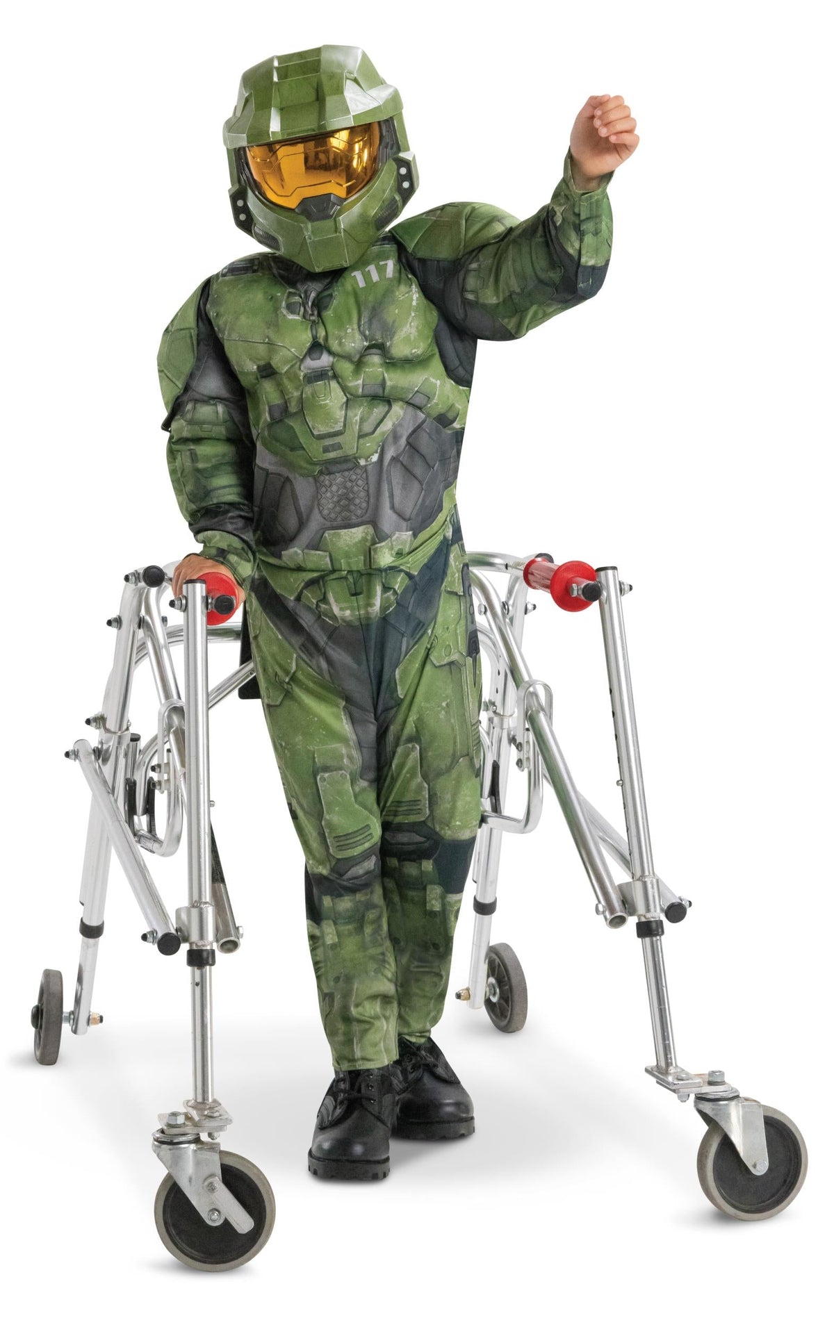 Halo Master Chief Adaptive Muscle Child Costume Small 4-6